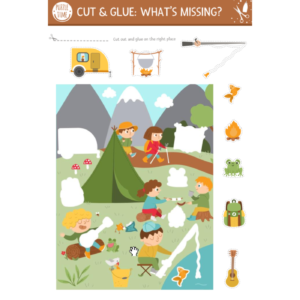 1000+ Cut and Glue Kids Activity