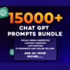 15000- ChatGPT Prompts, (Digital Pack)