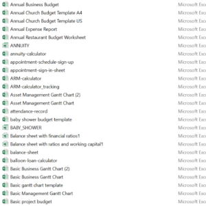 1000+ Excel Templates: Business ǀ Project | Tracker l Chart ǀ Invoice ǀ List ǀ Schedule ǀ Budget | Analysis ǀ Templates for All Needs