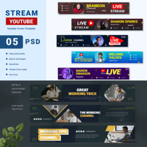 350+ YouTube Channel Art Pack: Elevate Your Channel Presence